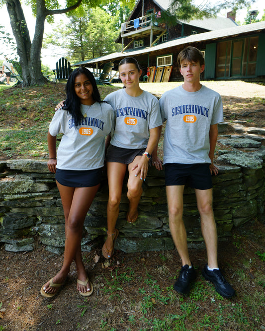 Susquehannock 1905 Classic Tee - Heather Gray