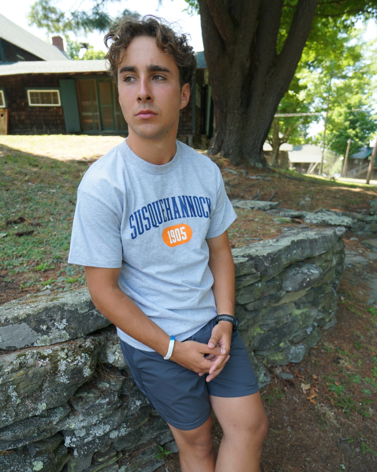 Susquehannock 1905 Classic Tee - Heather Gray