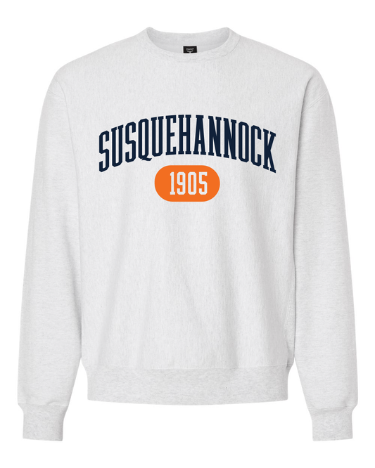 Susquehannock 1905 Crewneck Sweatshirt - Heather Gray