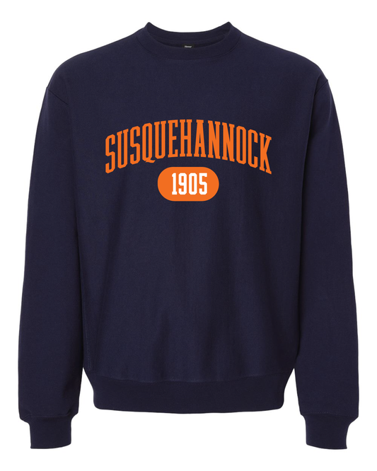Susquehannock 1905 Crewneck Sweatshirt - Navy